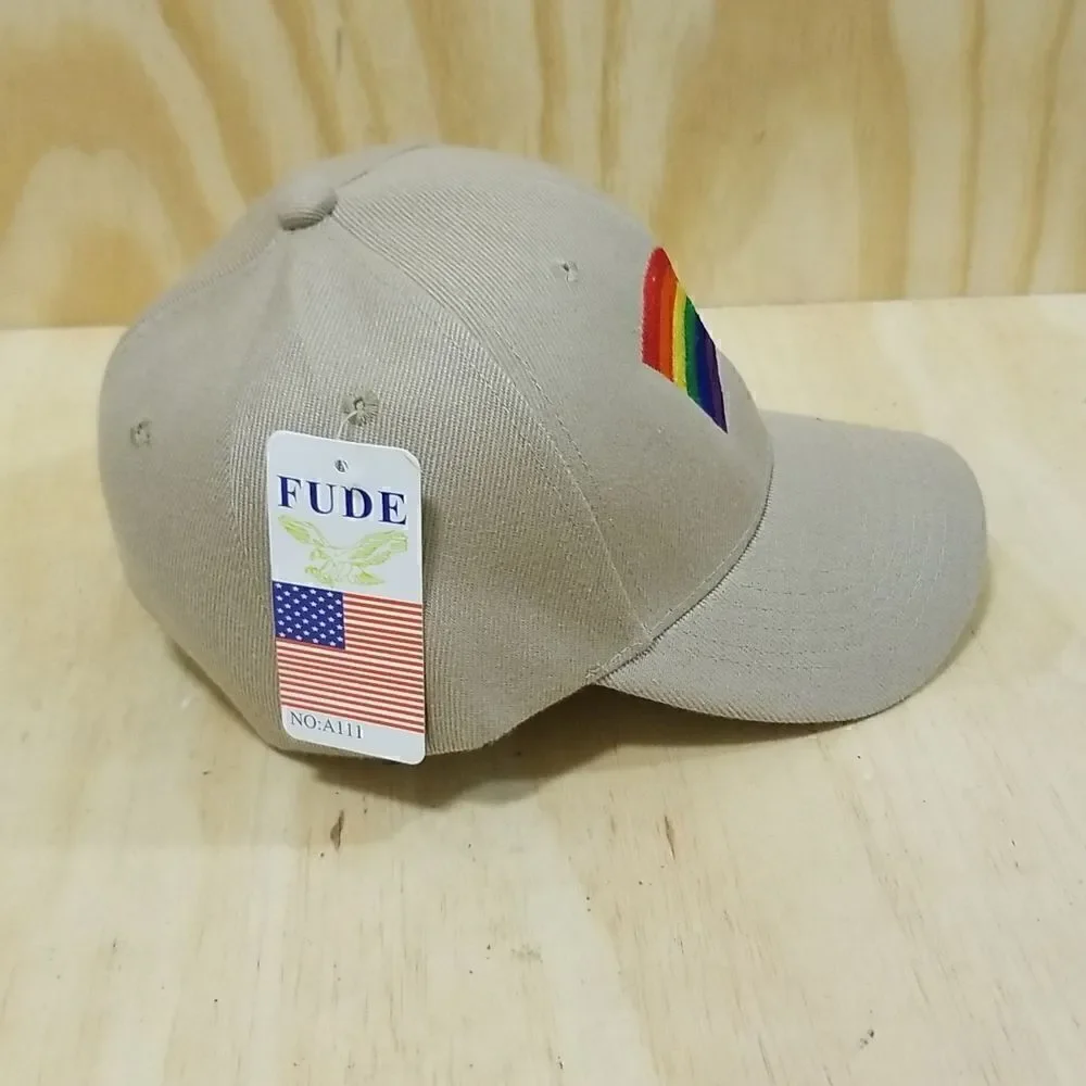 LGBTQ Squiggly Pride Adjustable Hat Unisex